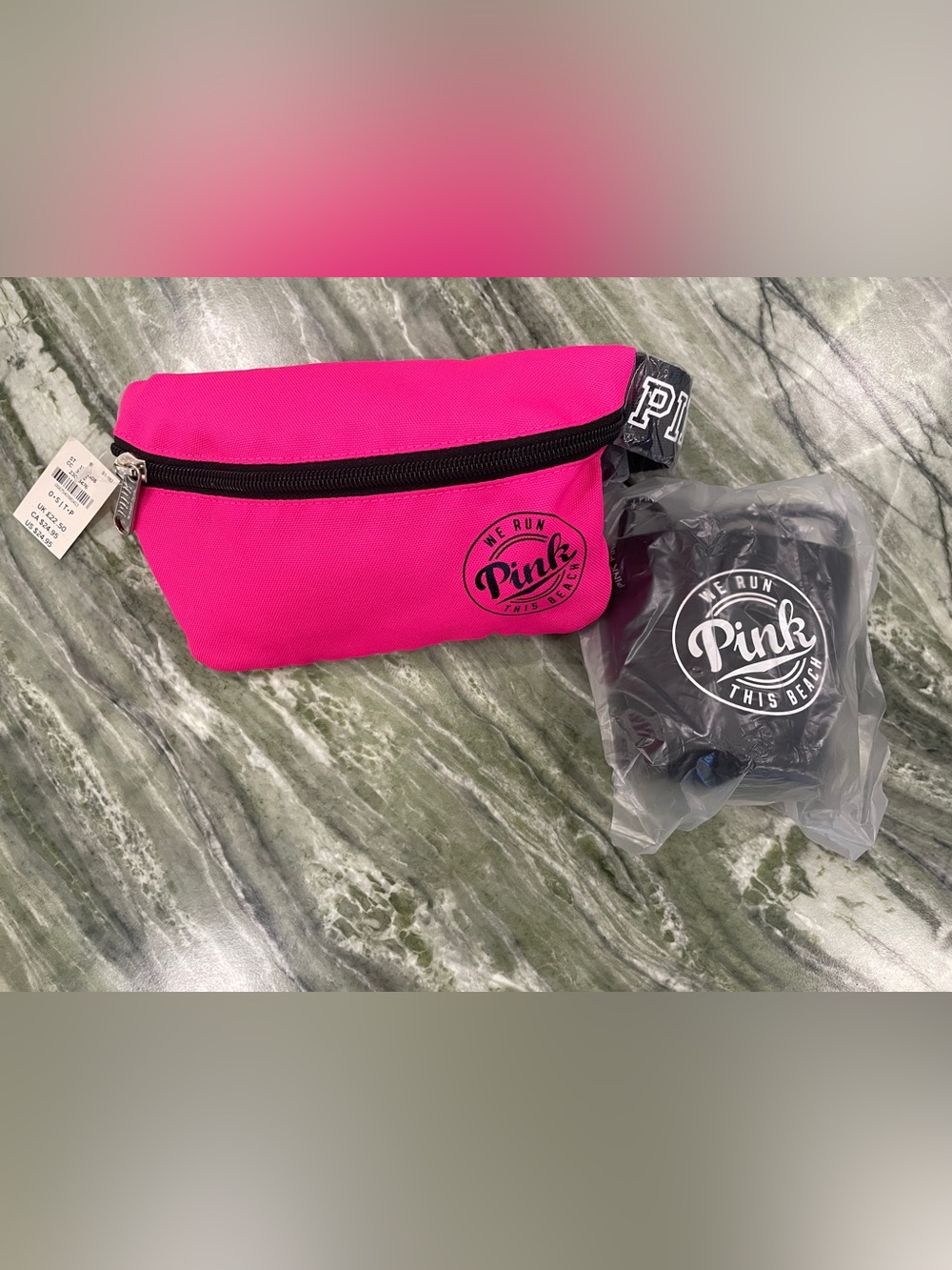 Victoria's Secret Pink Hot Pink Fanny Pack